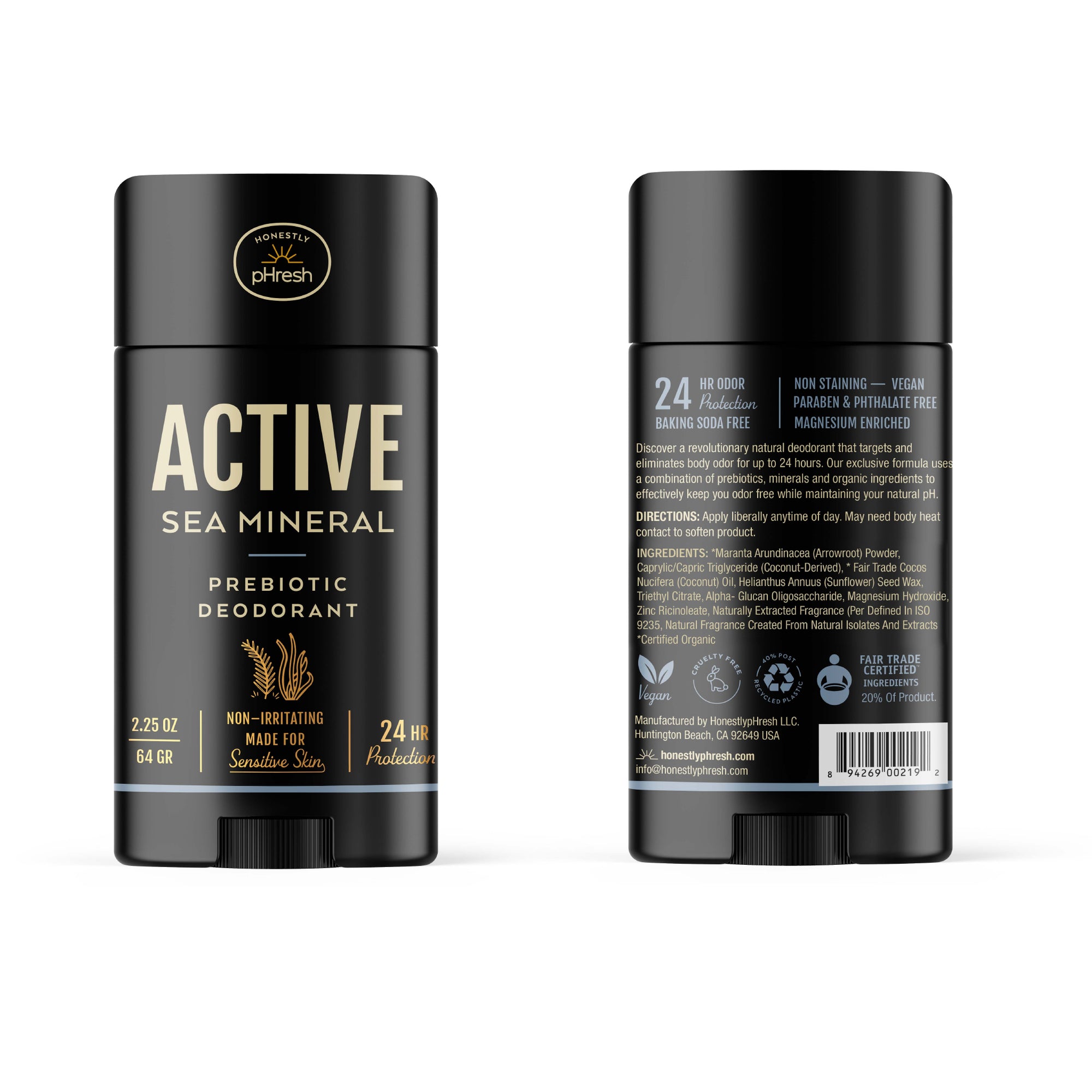 Active Sea Mineral Deodorant Stick