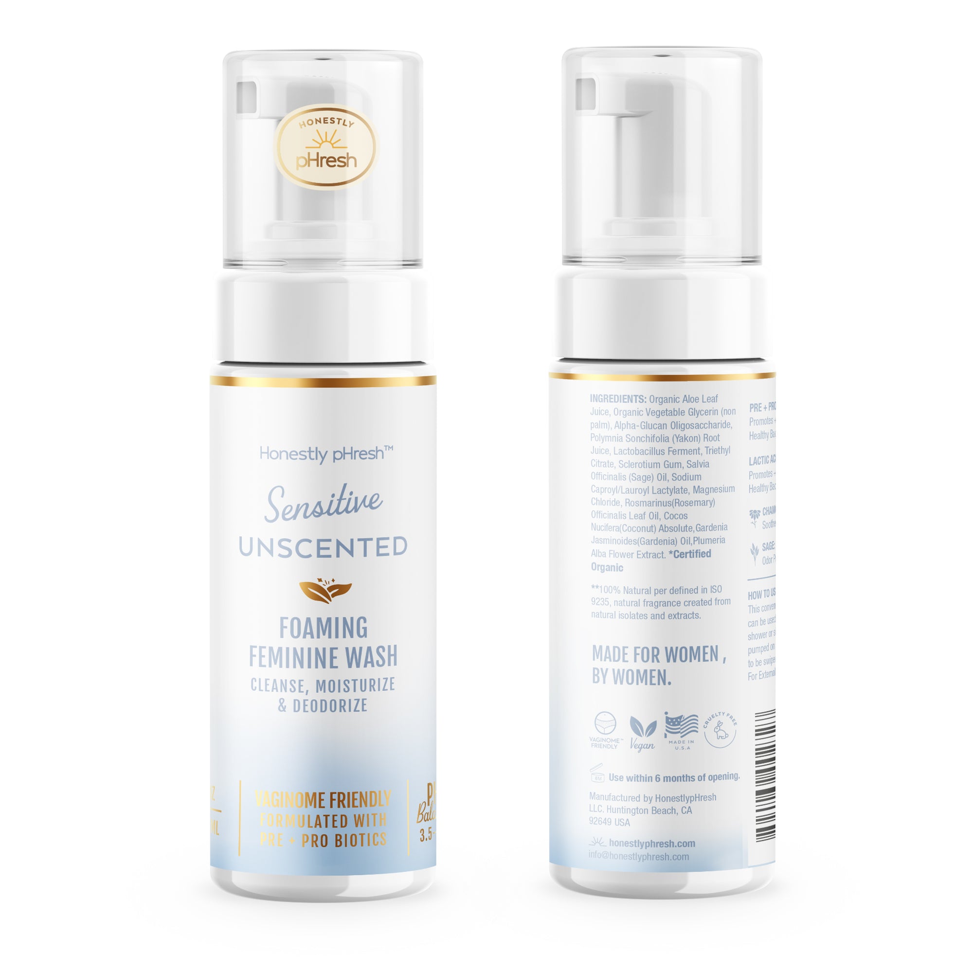 Sensitive Unscented Pre + Probiotic Feminine Wash